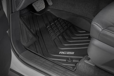 Flex-Fit Floor Mats FR &amp; RR Toyota Land Cruiser 4WD (2024-2026) Rough Country