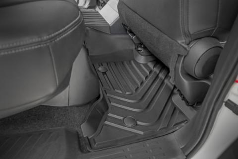 Flex-Fit Floor Mats FR &amp; RR Toyota Land Cruiser 4WD (2024-2026) Rough Country