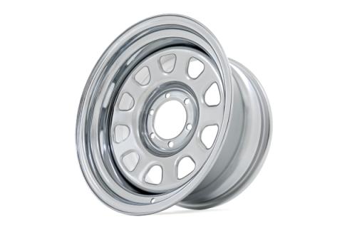 Steel Wheel Chrome 17x9 6x5.5 4.25 Bore -12 Rough Country