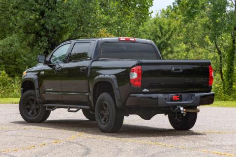 Nerf Steps Cab Length CrewMax 5 Foot 7 Inch Bed Toyota Tundra 2WD/4WD (07-21) Rough Country