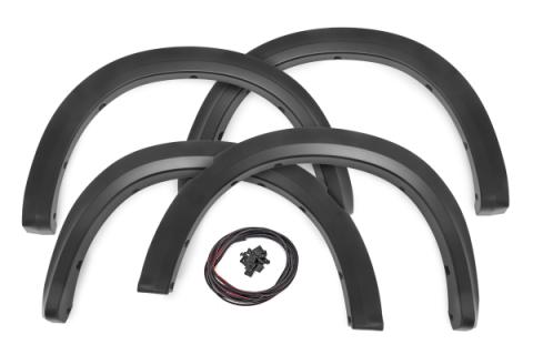 Sport Fender Flares PW7 Bright White Ram 1500 2WD/4WD (2009-2018 &amp; Classic) Rough Country