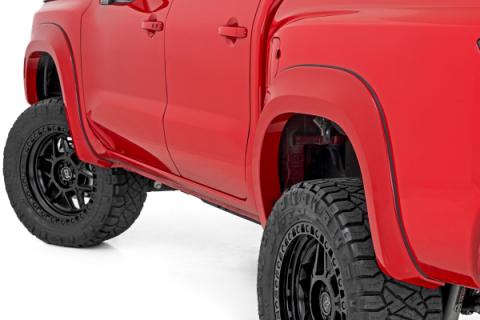 Fender Flares Sport QAK Glacier White Nissan Frontier 2WD/4WD (22-26) Rough Country