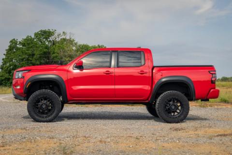 Fender Flares Sport QAK Glacier White Nissan Frontier 2WD/4WD (22-26) Rough Country