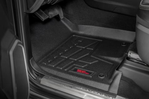 Sure-Fit Floor Mats Front &amp; Rear Bucket Crew Ram 2500/3500 (19-26) Rough Country