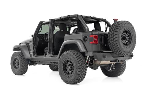 Trail Cladding Rear Corners Jeep Wrangler JL/Wrangler Unlimited (18-26) Rough Country
