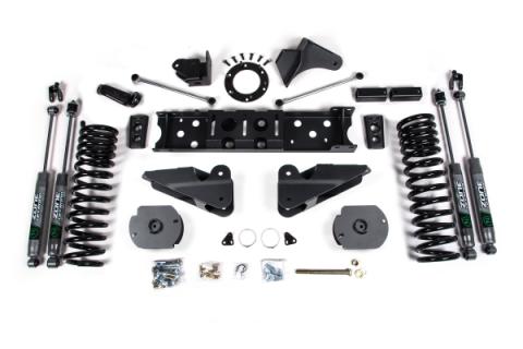 25-26 Ram 2500 4WD (Diesel) 4 Inch Suspension Lift Kit, 2.5 Inch Rear Lift, Spacer - Fox 2.0 Adventure Series Shocks Zone Offroad