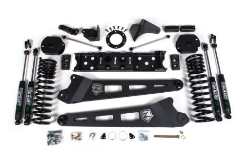 19-24 RAM 2500 4 Inch Radius Arm Gas Nitro Shocks Zone Offroad