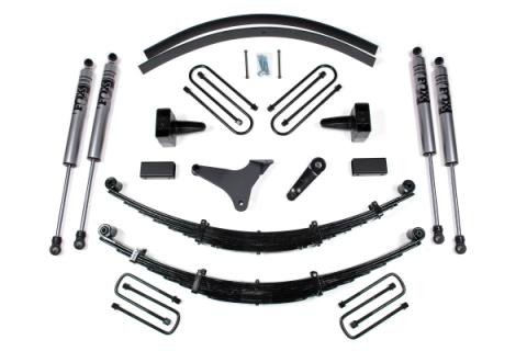 99 Ford F-250/F-350 Super Duty 6 Inch Lift Kit Fox Shocks Zone Offroad