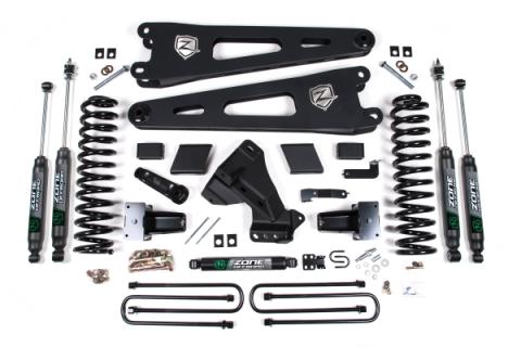 20-21 F-350 Dually 4 Inch Radius Arm Lift Kit Nitro Shocks Diesel Zone Offroad