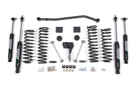 07-15 Jeep Wrangler JK 4 Door 4 Inch Coil Spring Lift Kit With Nitro Shocks Zone Offroad