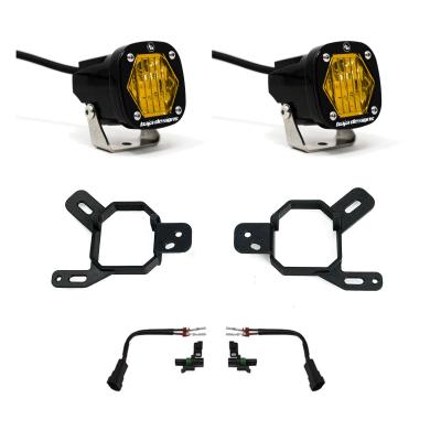 S1 Fog Pocket Light Kit 2024-2025 Canyon, Yukon 24-25 Silverado/Sierra 1500/2500/3500 AT4-X Baja Amber Baja Designs