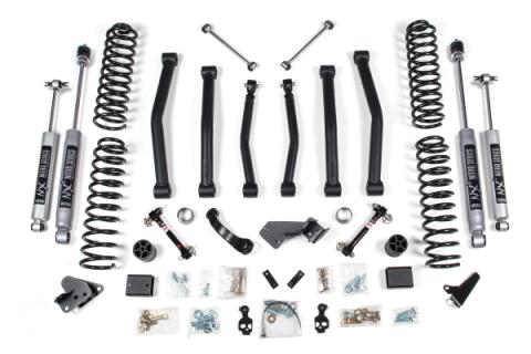 4.5 Inch Lift Kit Jeep Wrangler JK 12-18 4-Door Fixed Sway Bar Link NX2 Nitro Shocks