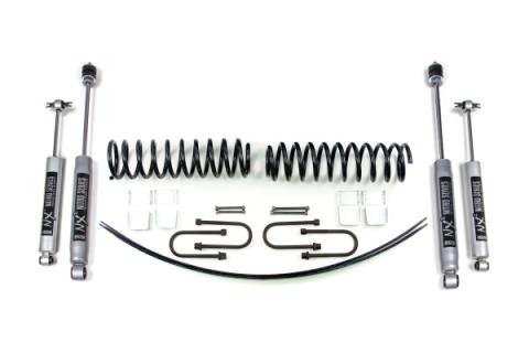 2 Inch Lift Kit Jeep Cherokee XJ 84-01 Chrysler 8.25 Rear Axle NX2 Nitro Shocks