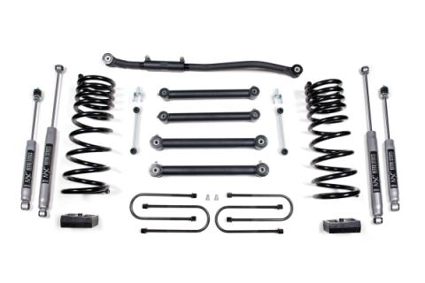 3 Inch Lift Kit Dodge Ram 2500 03-13 &amp; 3500 03-12 4WD Gas 4 Inch Axle NX2 Nitro Shocks