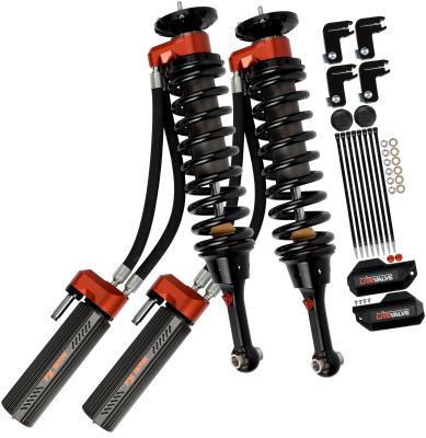Shock Absorber 19-On Ford Raptor Front Coilover Live Valve Internal Bypass 3.0 Series Remote Reservoir 7.9 Inch 0-2 Inch Lift Kit FOX
