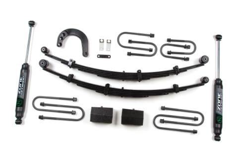 4 Inch Leaf Spring Lift Kit 73-76 Chevy 3/4 Ton 4 Inch Lift Kit Fox Shocks Zone Offroad