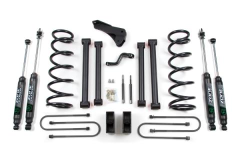 09 Dodge RAM 2500/3500 With 4-1/8 Axle 5 Inch Lift Kit Fox Shocks Zone Offroad