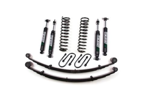 84-01 Jeep Cherokee XJ 3 Inch LIft Kit With Rear Spring Fox Shocks Zone Offroad