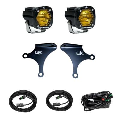 S1 Knuckle Pods Light Kit 2007-2018 Jeep JK Wrangler (Trail Baja Amber) Baja Designs