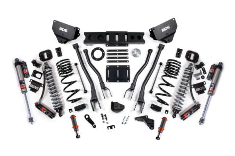 14-18 Ram 2500 4WD 4 Inch 4-Link Suspension Lift Kit, 2.5 Inch Rear, Coil Spring, Diesel - Fox 2.5 Performance Elite Series C/O Front, FOX 2.0 Front Bump, Fox 2.5 Performance Elite Series Rear BDS Suspension