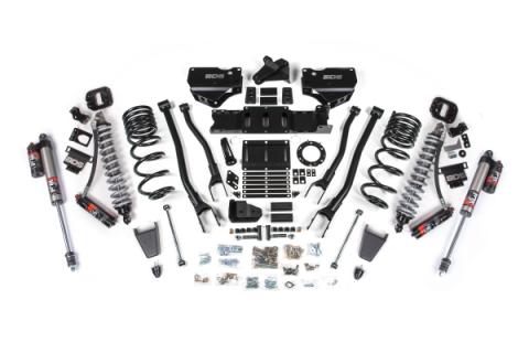 19-24 Ram 2500 4WD 6 Inch 4-Link Suspension Lift Kit, 4.5 Inch Rear, Coil Spring, Diesel - Fox 2.5 Performance Elite Series C/O Front, Fox 2.5 Performance Elite Series Rear BDS Suspension