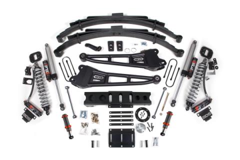 13-18 Ram 3500 (Diesel) 6 Inch Coilover Conversion Kit, 4.5 Inch Rear Lift, Leaf Spring, 6 Bolt - Fox 2.5 Performance Elite Series C/O + Fox 2.0 IFP Bump Stop, Fox 2.5 Performance Elite Series Shocks BDS Suspension