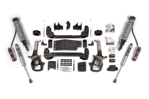 09-11 Ram 1500 4WD 4 Inch Suspension Lift Kit, 3 Inch Rear Lift, Coil Spring - Fox 2.5 Performance Elite Series C/O, Fox 2.5 Performance Elite Series Shocks BDS Suspension
