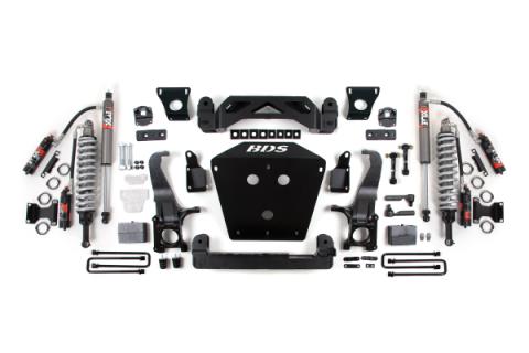16-21 Toyota Tundra 5 Inch Suspension System, 3 Inch Rear Block - Fox 2.5 Performance Elite Series C/O, Fox 2.5 Performance Elite Series Shocks BDS Suspension