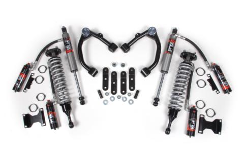 07-21 Toyota Tundra 3 Inch Suspension System, 1 Inch Rear Shackle, Fox 2.5 Performance Elite Series C/O, Fox 2.5 Performance Elite Series Shocks BDS Suspension
