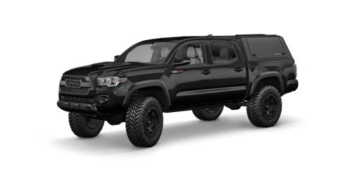 Tacoma Truck Bed Cap SmartCap EVOa Adventure Matte Black For 16-23 Toyota Tacoma 5 Foot Short Bed SmartCap