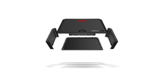 Truck Bed Cap SmartCap EVOd Defender Matte Black 20-26 Jeep Gladiator 5 Foot Short Bed SmartCap