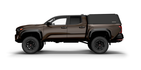 Tacoma Truck Bed Cap SmartCap EVOh Hatchback Matte Black For 24-26 Toyota Tacoma 5 Foot Short Bed RSI SmartCap