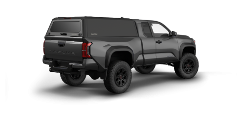 Tacoma Truck Bed Cap SmartCapEVOh Hatchback Matte Black For 24-26 Toyota Tacoma 6 Foot Standard Bed RSI SmartCap