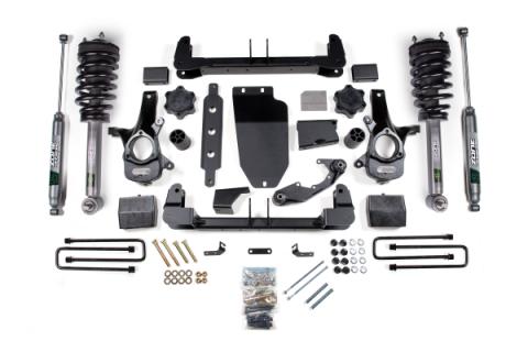 14-18 Silverado/Sierra 1500 4WD 6.5 Inch Alum/Stamped Arms With Nitro Shocks Zone Offroad