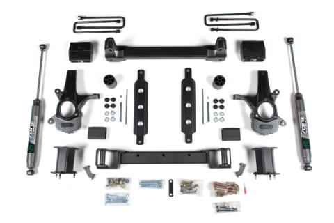 14-18 Silverado/Sierra 1500 2WD 4.5 Inch Cast Steel Arms With Nitro Shocks Zone Offroad