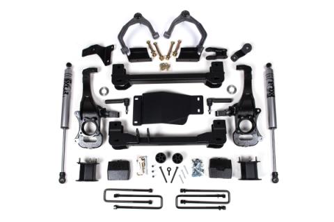 19-24 Chevy/GM Trail Boss / AT4 1500 4WD 4 Inch Lift Kit With Nitro Shocs Zone Offroad