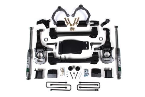 19-24 Chevy/GM Trail Boss / AT4 1500 4WD 4 Inch Lift Kit With Nitro Shocs Zone Offroad