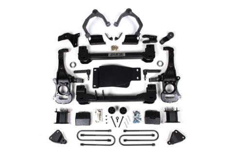 4 Inch Lift Kit For 25-Up Silverado/Sierra 1500 ZR2, AT4X 1500 4WD 3 Inch Rear Block Spacer Front Rear Shock Spacer Zone Offroad
