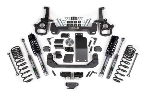 25-26 Ram 1500 4WD 6 Inch Suspension Lift Kit (Standard Bore), 5 Inch Rear Lift, Coil Spring - Nitro Loaded Struts, Nitro Shocks Zone Offroad