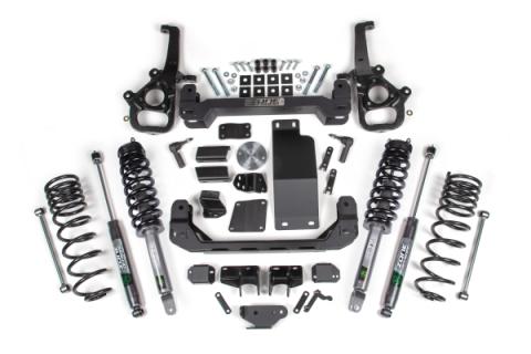 4 Inch Lift Kit for 2025 Ram 1500 4WD 4 Inch Front 3 Inch Rear Suspension Lift System Large Bore Fox Adv Rear Shocks Zone Offroad