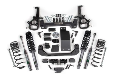 25-26 Ram 1500 4WD 4 Inch Suspension Lift Kit (Large Bore), 3 Inch Rear Lift, Coil Spring - Nitro Loaded Struts, Nitro Shocks Zone Offroad