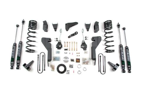 08 Dodge RAM 2500 8 Inch Lift Kit With 4 Inch Axle Diesel Fox Shocks Zone Offroad