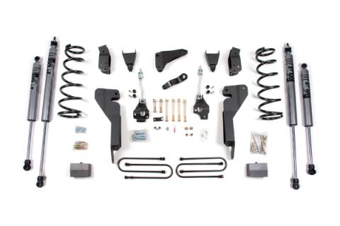 08 Dodge RAM 2500 6 Inch Lift Kit With 4 Inch Axle Gass Fox Shocks Zone Offroad