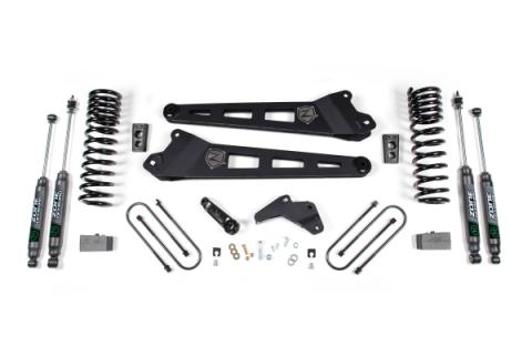 13-18 RAM 3500 4.5 Inch Replacement Radius Arm Lift Kit Diesel Fox Shocks Zone Offroad