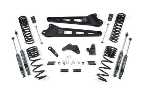 14-18 RAM 2500 6.5 Inch Replacement Radius Arm Lift Kit Diesel Fox Adventure Shocks Zone Offroad