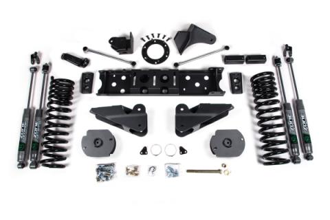 19-24 RAM 2500 4.5 Inch Radius Arm Bracket Diesel 6-Bolt T-Case Nitro Shocks Zone Offroad
