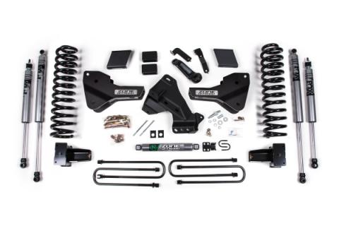 23-25 Ford F350 DRW 4WD 5 Inch Radius Arm Drop Suspension Lift Kit, 3 Inch Rear, Block, Diesel - Fox 2.0 Adventure Series Front And Rear Shocks Zone Offroad