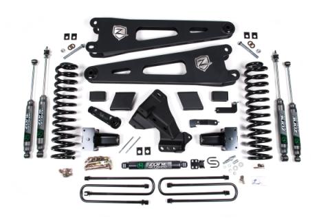 20-21 F-350 Dually 6 Inch Radius Arm Lift Kit Nitro Shocks Gas Zone Offroad
