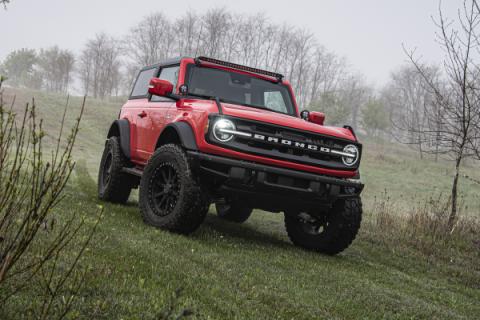 21-23 Ford Bronco 2 Door 4 Inch Adventure Series Lift Kit Base Shock Package Models Only No Shocks Zone Offroad