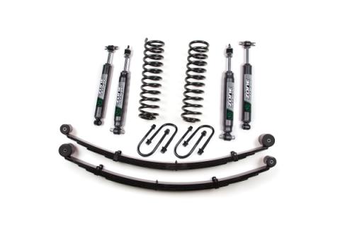 84-01 Jeep Cherokee XJ 3 Inch LIft Kit With Rear Spring Fox Shocks Zone Offroad